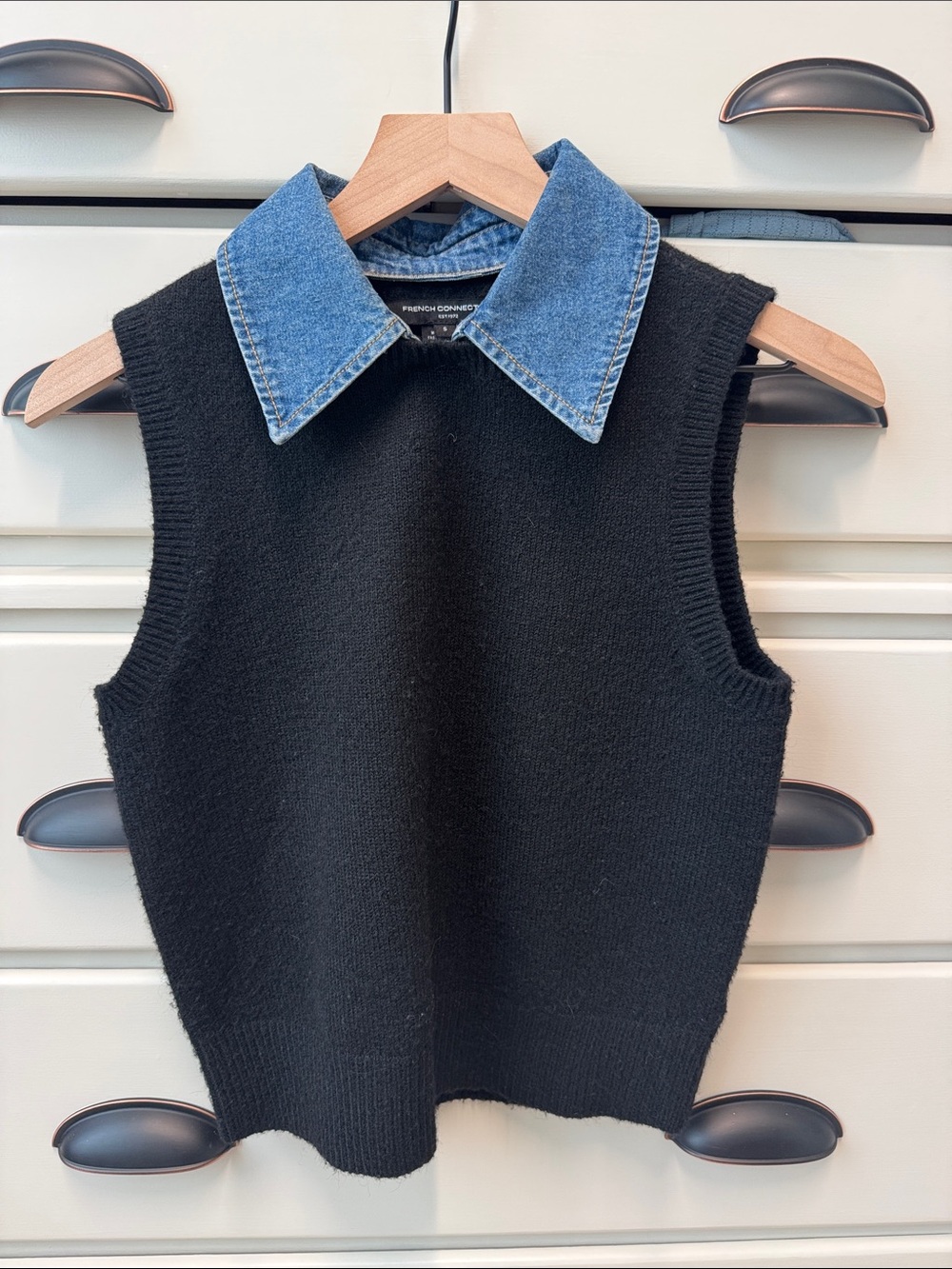 French connection sweater vest